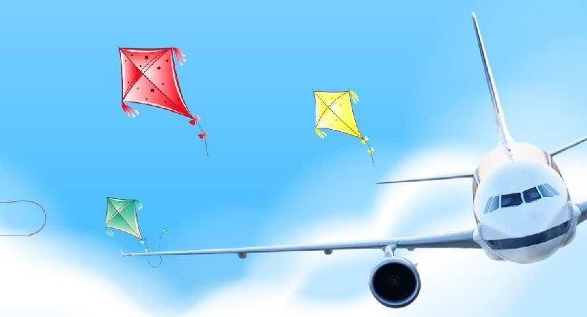 Flying kites near airports is a punishable offense